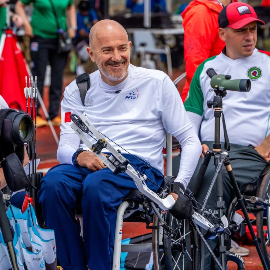 MER soutient Damien Letulle dans son parcours en tir à l'arc, catégorie handi-sport.